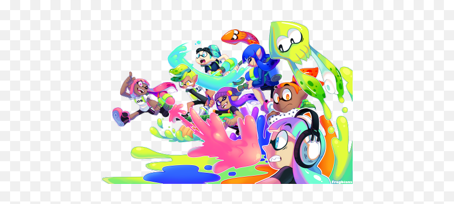 Launch Of Splatoon U - Inkling Squid Research Lab Emoji,Splatoon Emojis