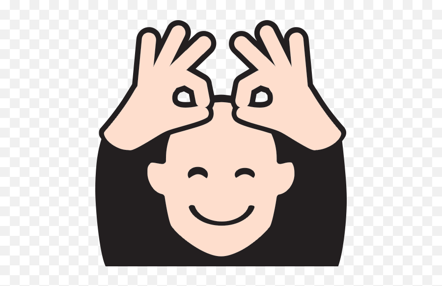 Face With Ok Gesture Id 11450 Emojicouk - Happy,Ok Emoji Face