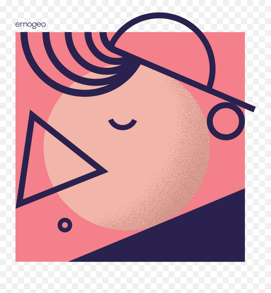 Geometric Emotions - Dot Emoji,Emotions Background