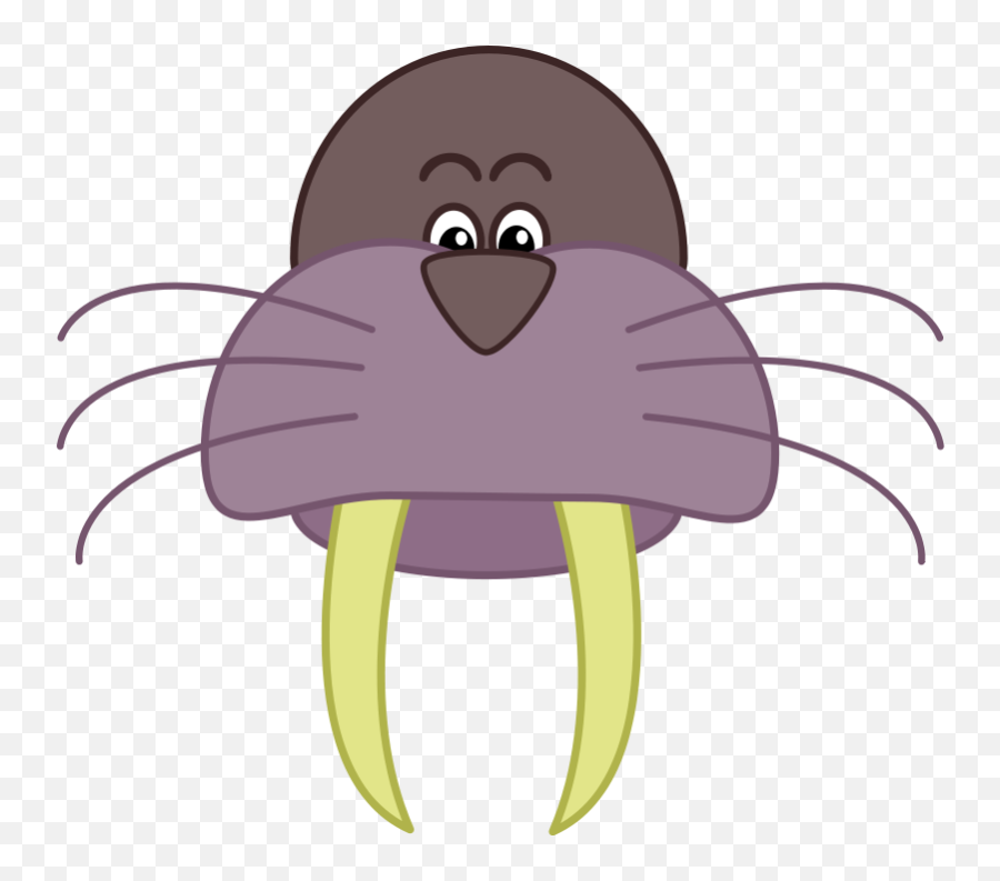 Free Clipart Wally Peterm - Walrus Face Png Emoji,Walrus Emoticon
