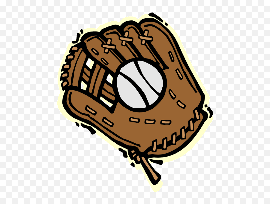 Draw A Baseball Glove Cartoon - Cartoon Baseball Glove Transparent Emoji,Baseball Glove Emoji