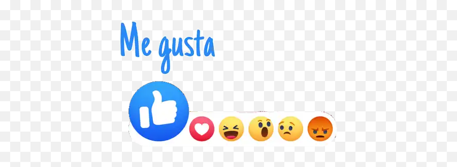 Reacciones De Facebook Stickers Para Whatsapp - Sticker De Whatsapp Reacciones Emoji,Nuevo Emoji De Facebook