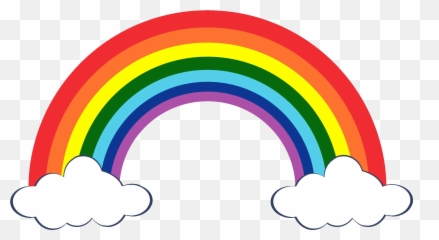 How To Draw A Rainbow - Rainbow Clip Art Transparent Png Rainbow Clipart Png Emoji,Daytime Emoji