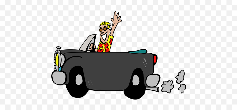 Grin Gráficos Vectoriales - Descarga Imágenes Gratis Pixabay Driving Car Clipart Emoji,Emoticon Dudoso