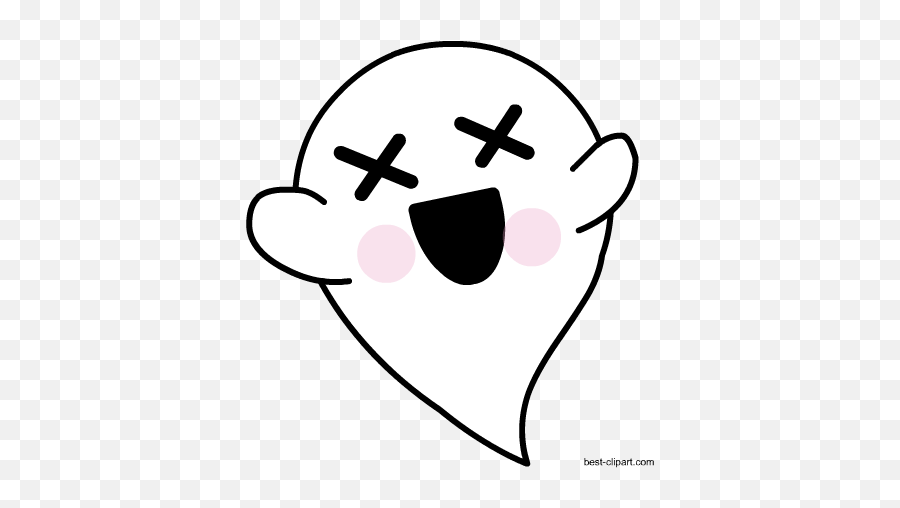 Free Halloween Clip Art Emoji,Spooky Ghost Emoji