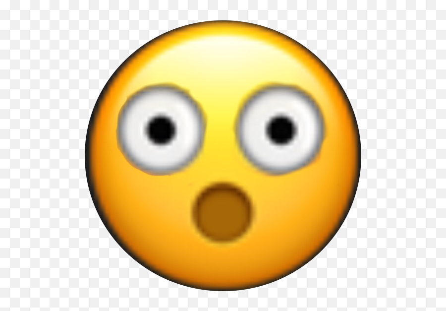 Shock Emoji Sticker - Happy,Wtf Emoji Face