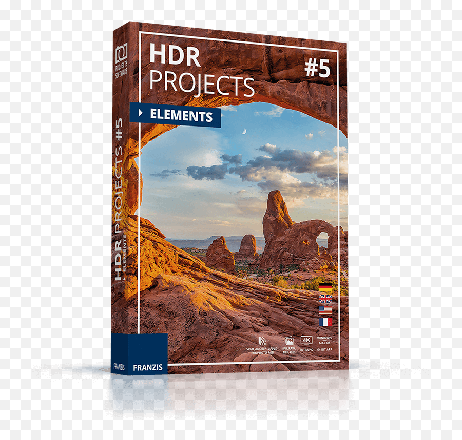 Hdr Projects 5 Elements - Overview Arches National Park Emoji,No Emotions Hdr