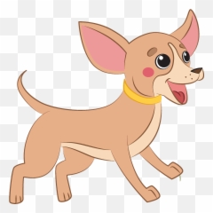 Chihuahua Clipart - Transparent Chihuahua Cartoon Emoji,Chihuahua Emoji