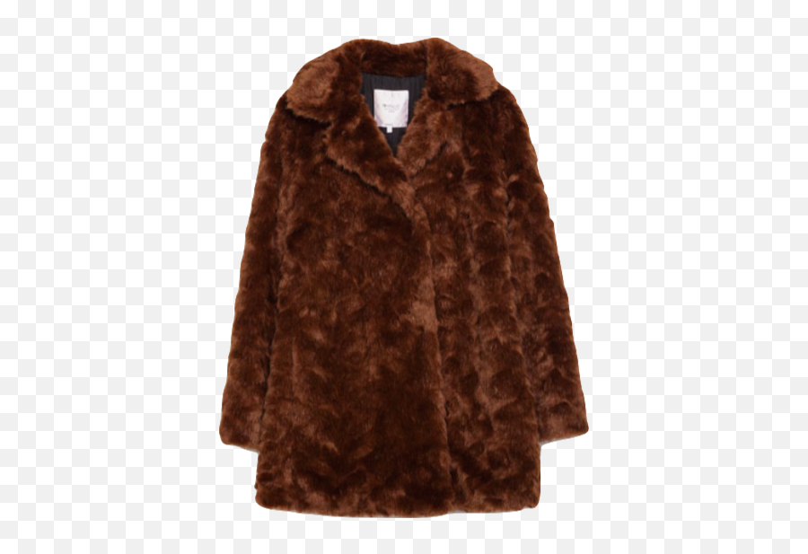 Susie So - Zara Womens Faux Fur Coat Brown Emoji,Harumph Emoticon