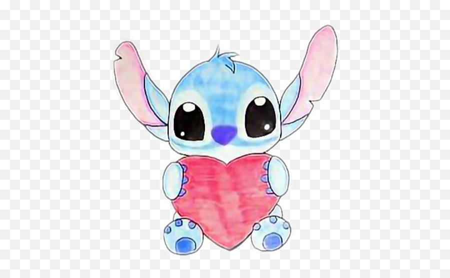 Stich Png - Stich Sticker Cute Stitch Drawings 1770383 Baby Stitch With Heart Emoji,Complexdrawing Of Emotions