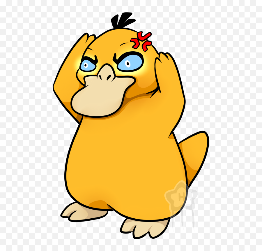 054 Psyduck Used Confusion And Water Gun Clipart - Full Size Portable Network Graphics Emoji,Squirt Emojis