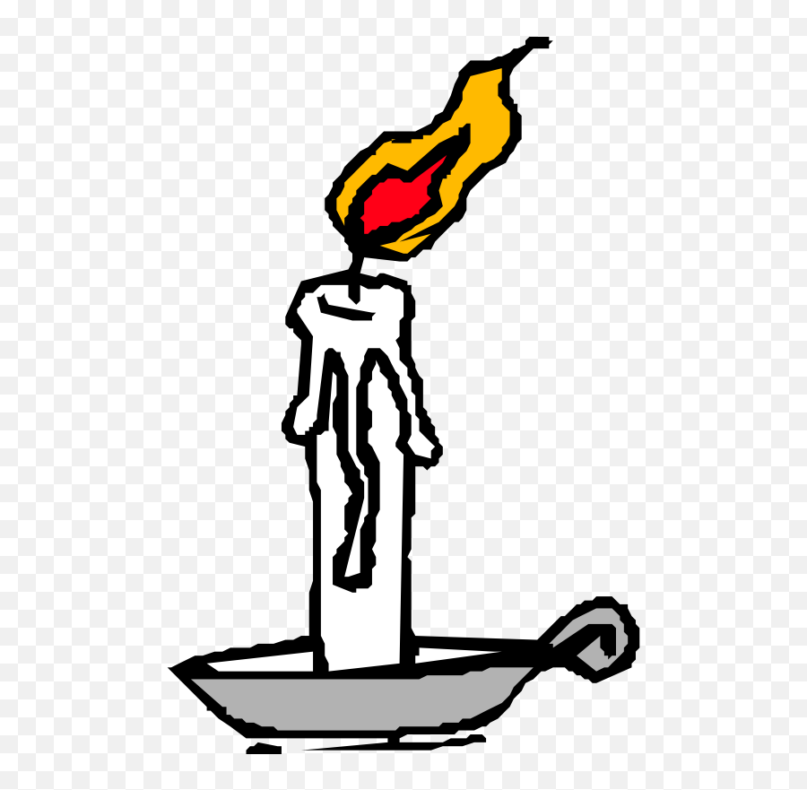 Burning Candle Clipart - Burning Candle Clip Art Emoji,Lit Candle Emoticon