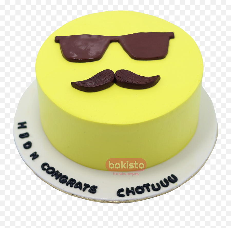 Yellow Theme Birthday Cake - Emoji Cake,Birthday Emojis To Send