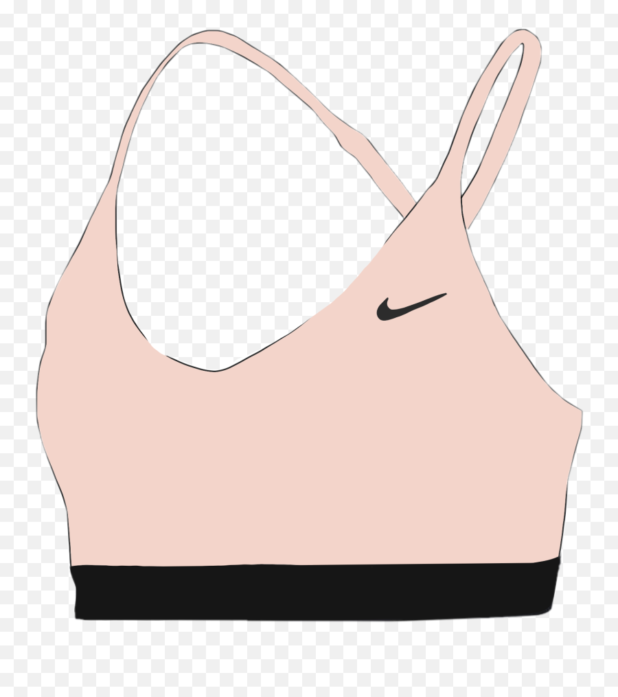 Nike Sportsbra Pink Sticker By Lizashubaderov - For Teen Emoji,Emoji Bra