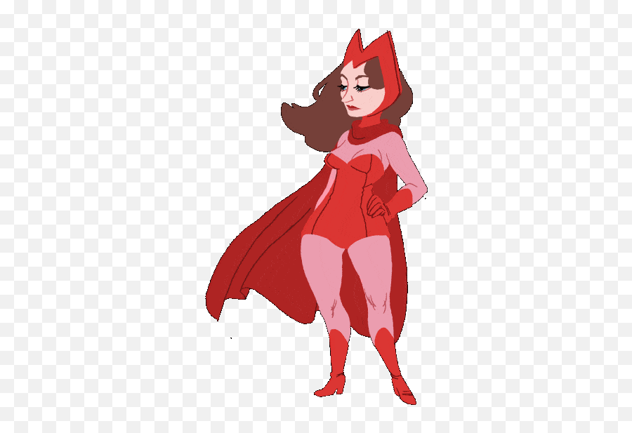 Scarlet Witch Gif Emoji,Emoticon Witch And Cauldron Gif