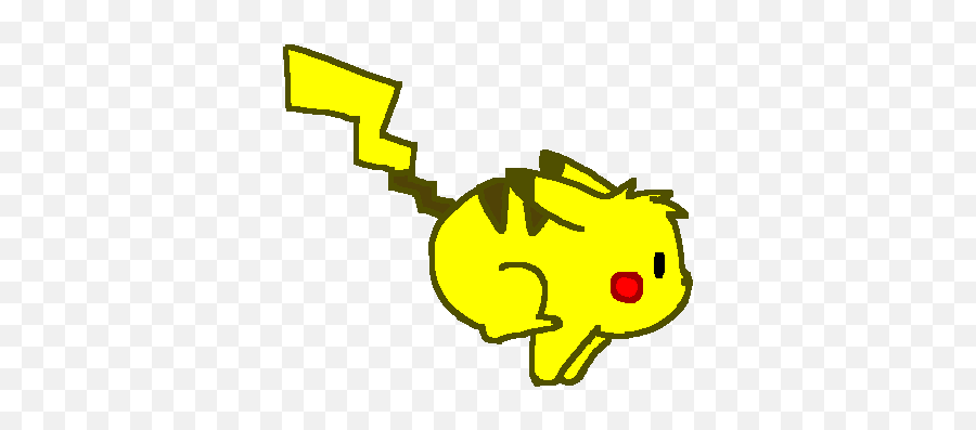 Top Pokemon Mini Stickers For Android - Running Pikachu Side View Emoji,Pokemon Emoji
