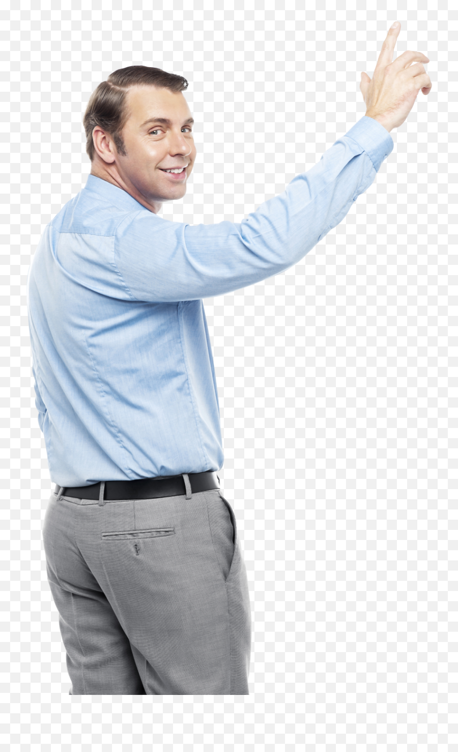 Pointing Up - Person Pointing Up Png Emoji,Point Up Emoji