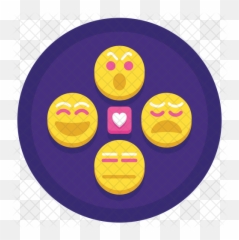 Meme Icon - Happy Emoji,^) Emoticon Meme