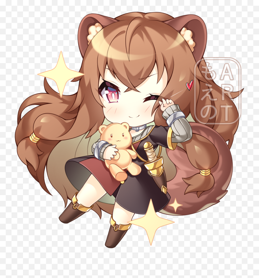 Chibi Raphtalia Shieldbro - Tate No Yuusha Raphtalia Chibi Emoji,Naofumi Losing Emotion