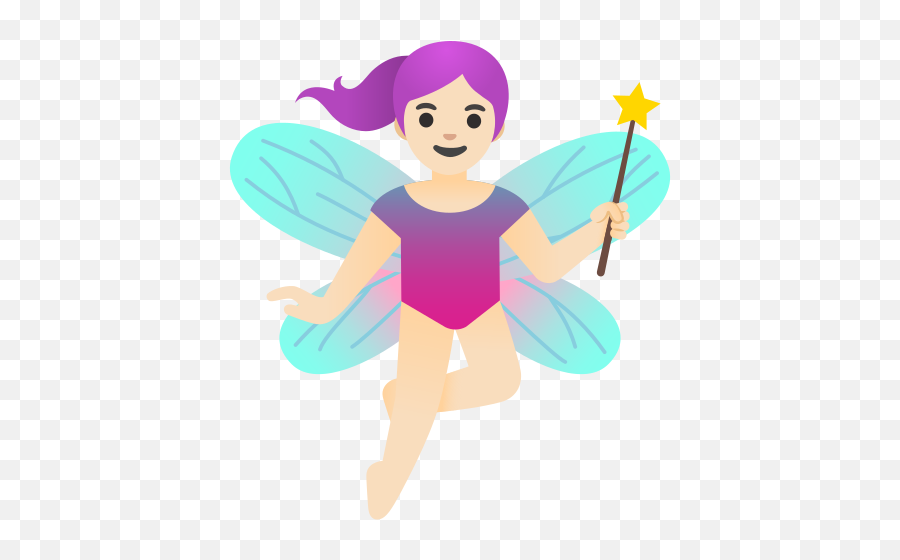 U200d Woman Fairy Light Skin Tone Emoji,Light Skin Emojis