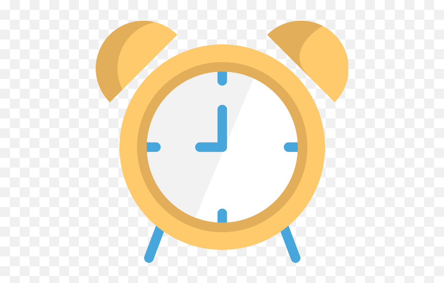 Alarm Clock Vector Svg Icon - Despertador Vetor Png Amarelo Emoji,Clock Emoji Royalty Free