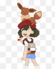 I Made Pixel Art Of Elaine From Letu0027s Go Eevee Pokemon - Fictional Character Emoji,Guess The Emoji Level 113