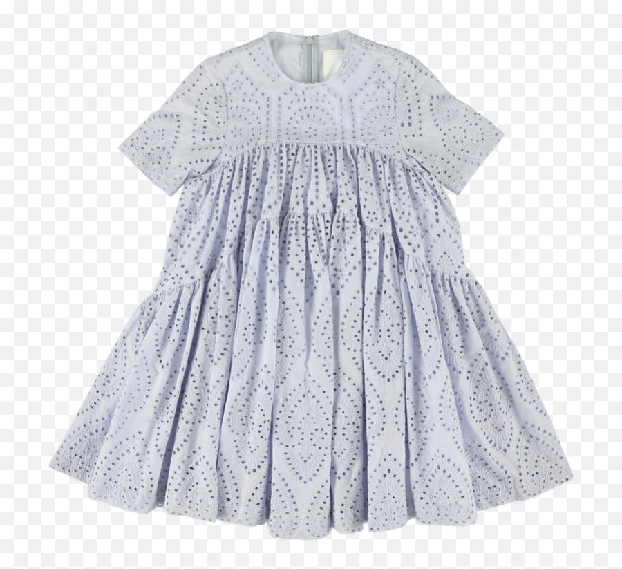 Caroline Bosmans Dress Broderie Sky - Dress Emoji,Caroline Bosman Emoticon