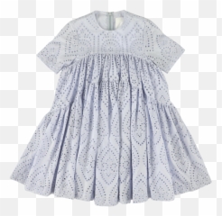 Caroline Bosmans Dress Broderie Sky - Dress Emoji,Caroline Bosman Emoticon
