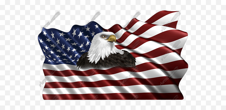 American Eagle Flight Angled - American Flag Wave Emoji,Eagle Emoticon Ipad