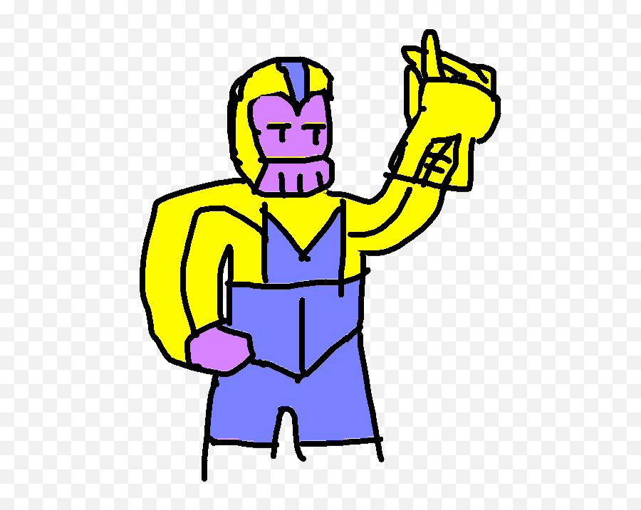 Thanos Snap Simulator Game - Fictional Character Emoji,Snap Emoticon Mechendo