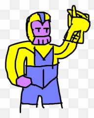 Thanos Snap Simulator Game - Fictional Character Emoji,Snap Emoticon Mechendo