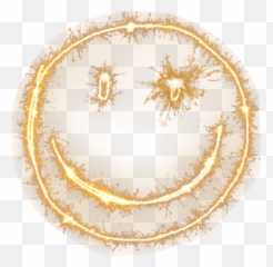 Emojieys Face Smile Light Sticker - Happy Emoji,Gold Glitter Emoji Face