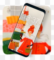 Vintage Christmas New Year Lock Screen - Smartphone Emoji,Emoticon Del Nacimiento De Jesus