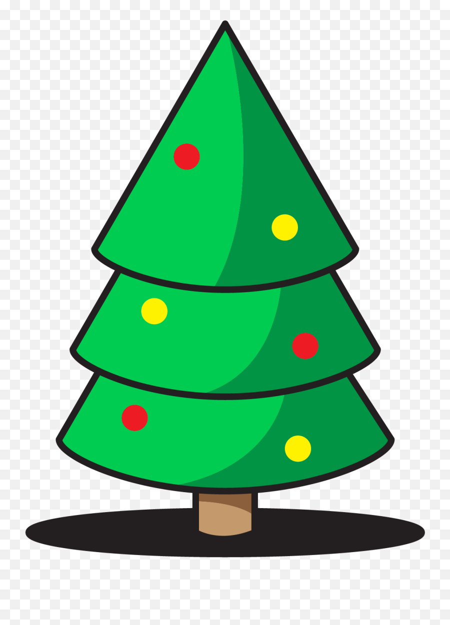 Little Green Christmas Tree With Light - New Year Tree Emoji,Christmas Tree Emoticon