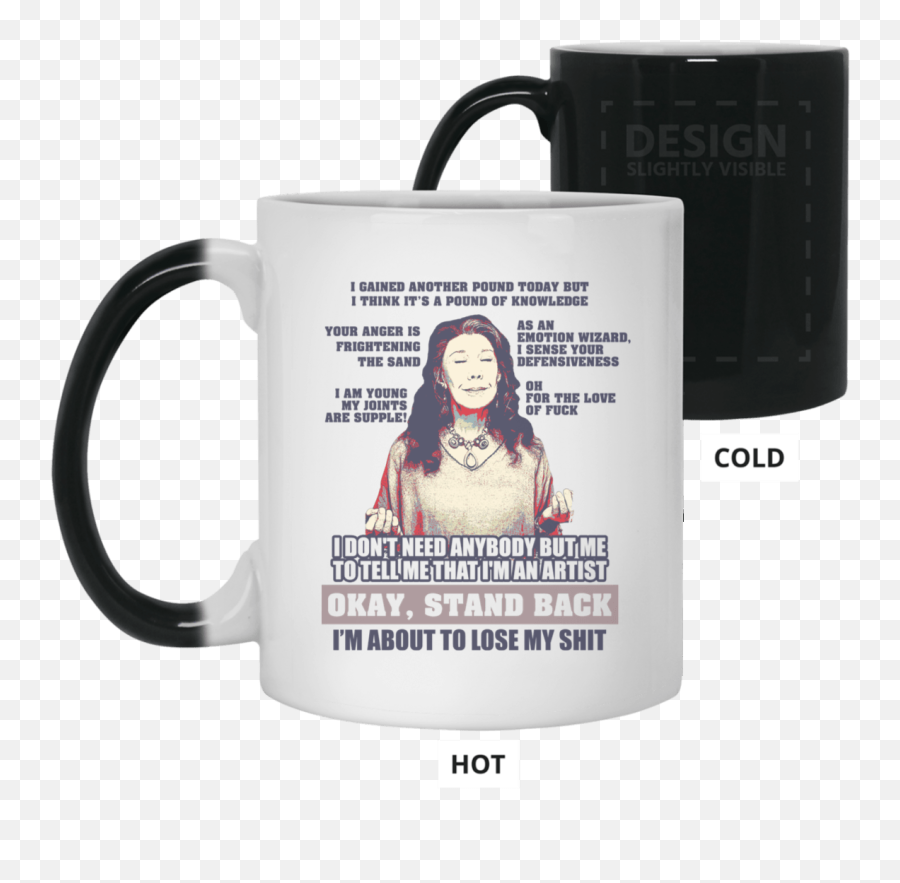 I Donu0027t Need Anybody But Me To Tell Me Iu0027m An Artist Frankie Ceramic Coffee Mug - Water Bottle Emoji,Emotion Cold Quotes