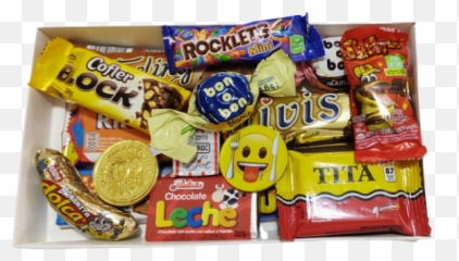 Caja Mediana Con Chocolates - Mercadito De Golosinas Emoji,Arrepentimiento Emojis