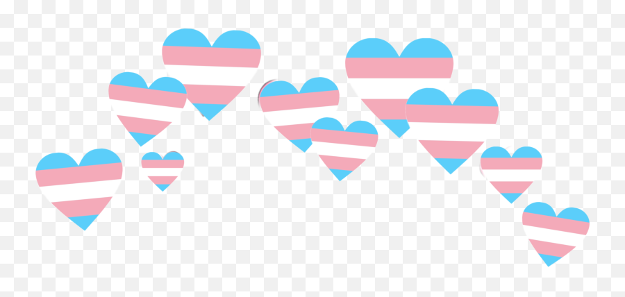 Xd Emoji Emojis Sticker - Trans Heart Transparent Background,Transgender Emoji