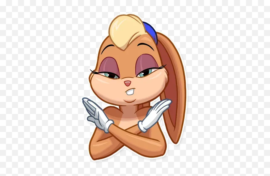 Lola Bunny Sticker Pack - Stickers Cloud Emoji,Facebook Bunny Emoticons