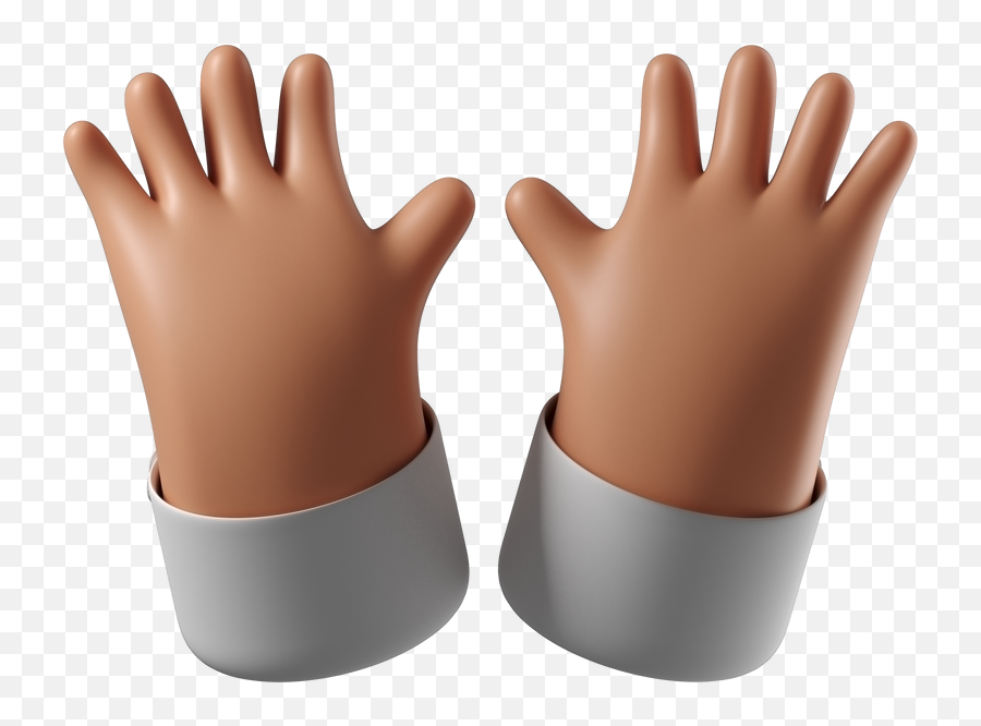 Raised Hand Clipart Illustrations U0026 Images In Png And Svg Emoji,Emoticon Two Hands Thumbs Touching