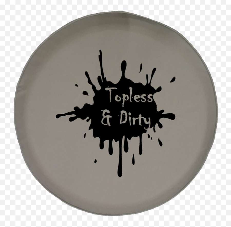 Jeep Topless Dirty Mud Splatter - Serving Platters Emoji,Paintball Emoji