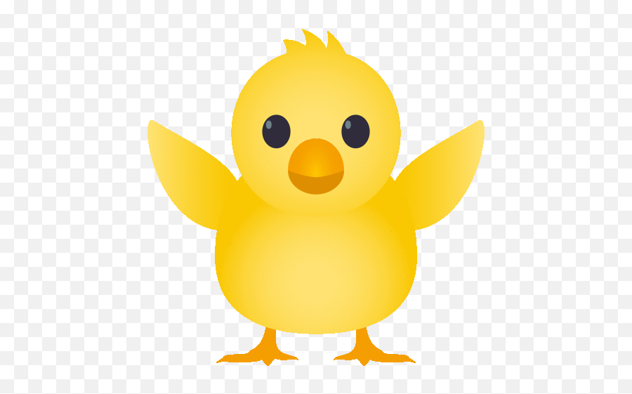 Front Facing Baby Chick Nature Sticker - Front Facing Baby Emoji,Pinch Emoji