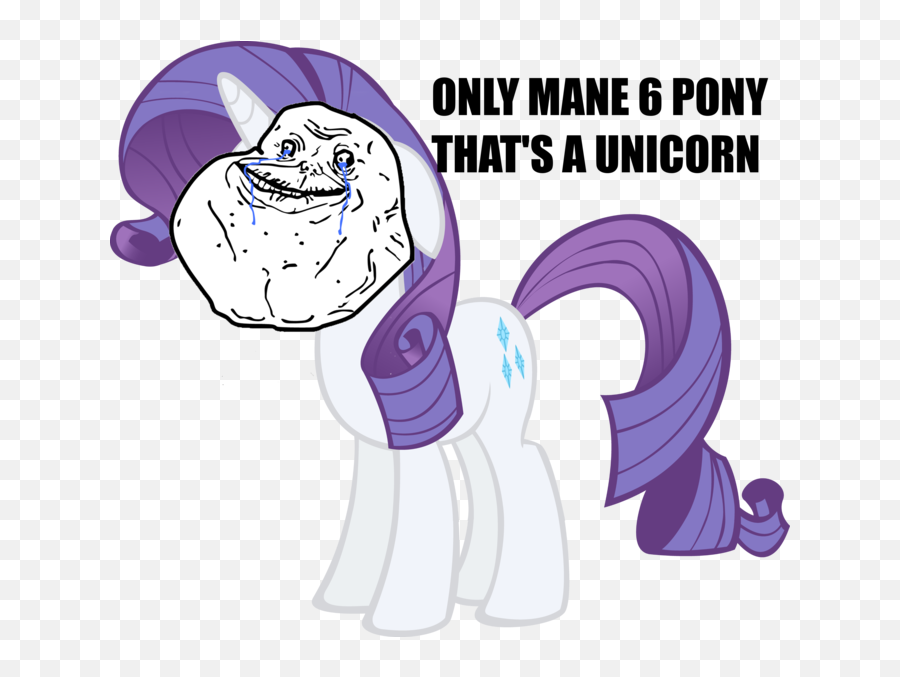 Pony Rarity Twilight Sparkle Pinkie Pie - Alicorn Twilight Sparkle Memes Emoji,Forever Alone Emoji