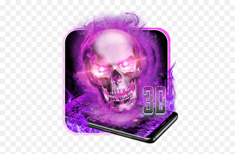 Wicked Hell Skull Theme - Google Play Creepy Emoji,Purple Devil Emoji Wallpaper