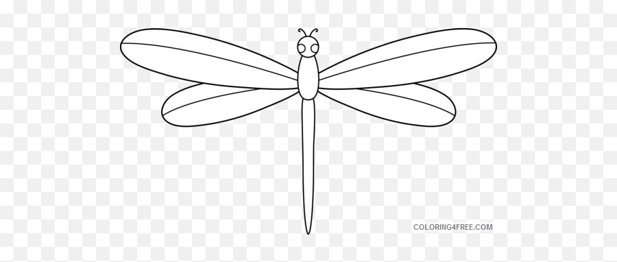 Dragonfly Outline Coloring Pages - Outline Of A Dragonfly Emoji,Dragonfly Emoji