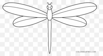 Dragonfly Outline Coloring Pages - Outline Of A Dragonfly Emoji,Dragonfly Emoji