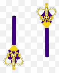 King Staff Clipart - Crown Staff Emoji,Bishop Emoji
