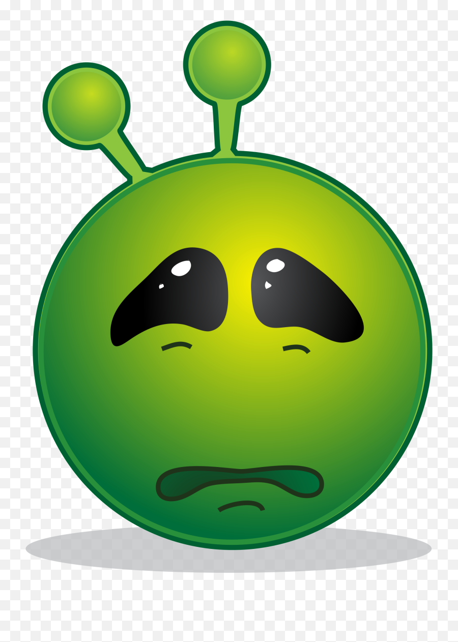 Smiley Green Alien Sad - Extraterrestrial Life Emoji,Melancholy Emoji Smiley Green Alien Sad - Extraterrestrial Life Emoji,Melancholy Emoji