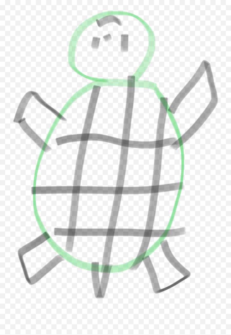 Being A Turtle Or Tortoise - Sketch Emoji,Turtle Emotions