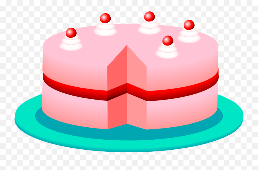 Pink Cake Clipart I2clipart - Royalty Free Public Domain Free Clip Art Cake Emoji,Facebook Emoticons Cake
