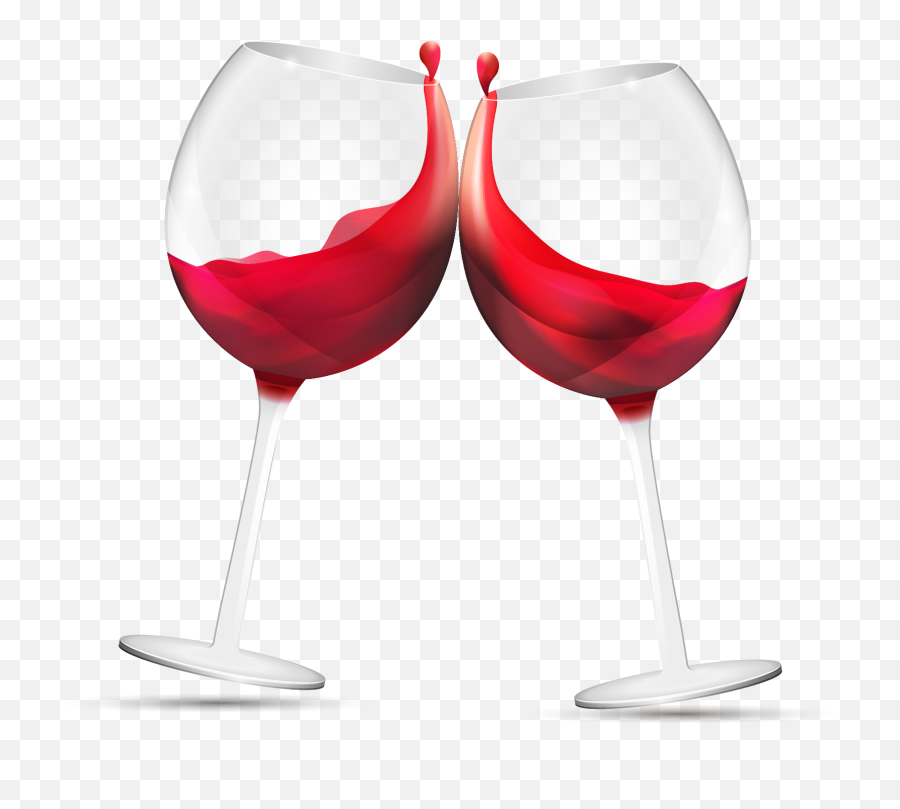 Glasses Red Wine Png Free Photo - Transparent Wine Glasses Clipart Emoji,Emoticons 